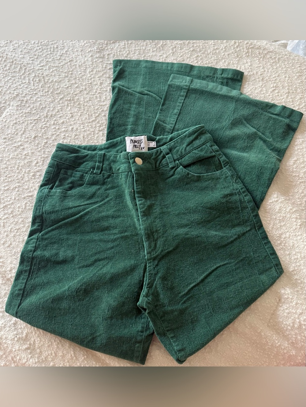 Princess Polly Deep Green High-Rise Women’s Jeans